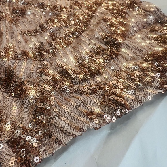 Macy’s Emeril Sundae Juniors' V-Wire Sequined Bodycon prom Dress size L - Picture 16 of 16